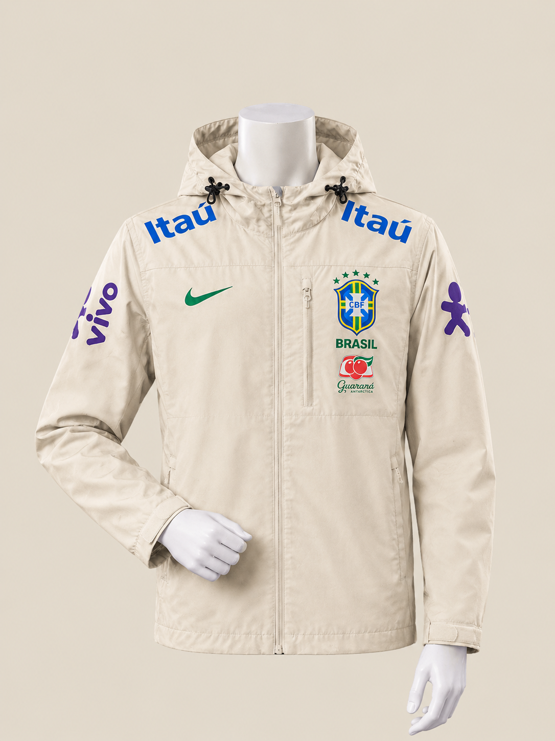 Veste coupe-vent Brésil – Sable